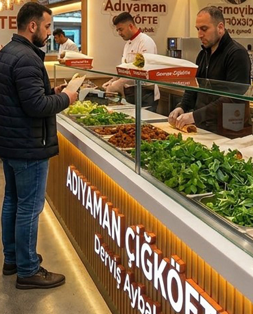 Adıyaman Çiğköfte Derviş Aybak Dükkanı Açmak
